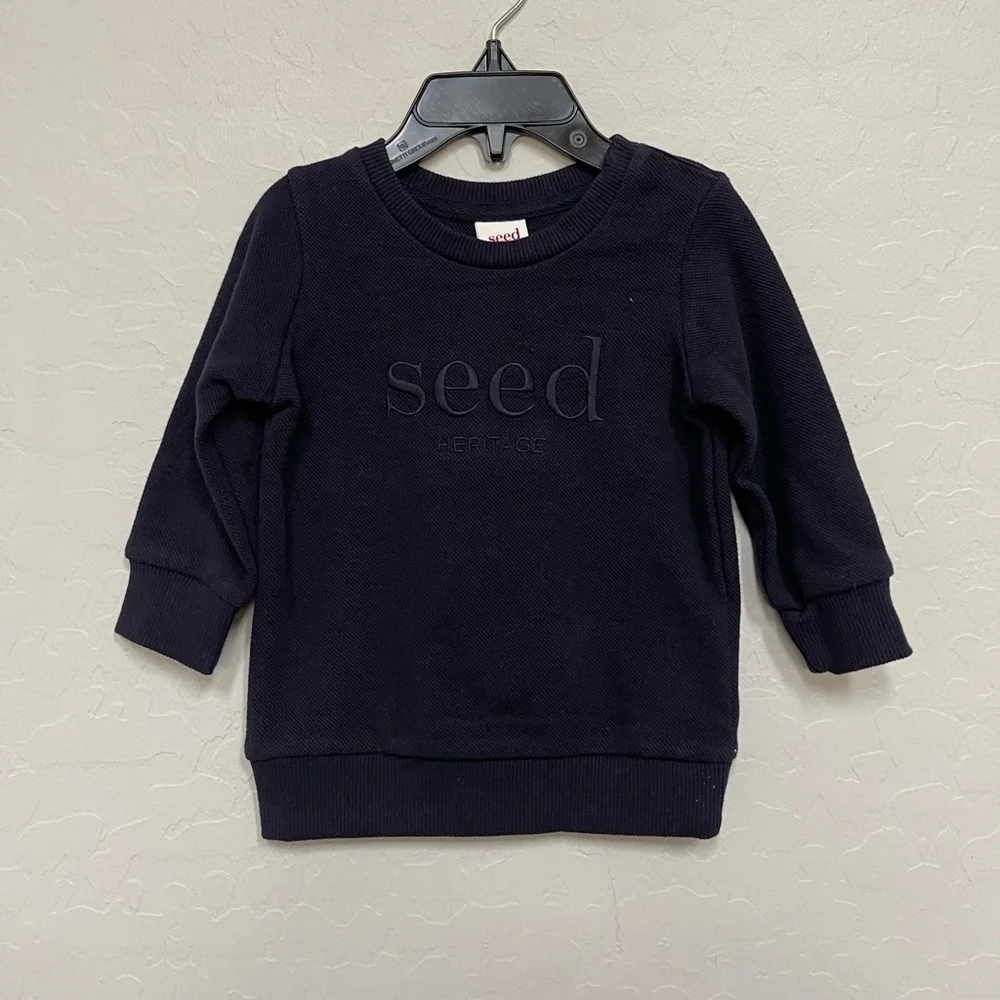 Seed Core Logo Sweat sweatshirt size 3-6 months